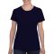 Kerknyakú karcsusított női póló, Gildan GIL5000, Navy-XL