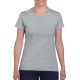 Kerknyakú karcsusított női póló, Gildan GIL5000, Sport Grey-XL