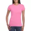 Softstyle testhez álló rövid ujjú női póló, Gildan GIL64000, Azalea-2XL