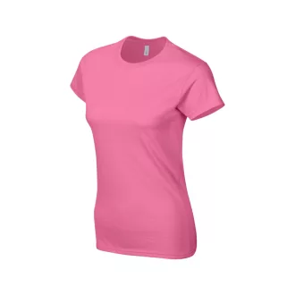   Softstyle testhez álló rövid ujjú női póló, Gildan GIL64000, Azalea-2XL