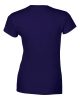Softstyle testhez álló rövid ujjú női póló, Gildan GIL64000, Cobalt-S