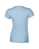 Softstyle testhez álló rövid ujjú női póló, Gildan GIL64000, Light Blue-S