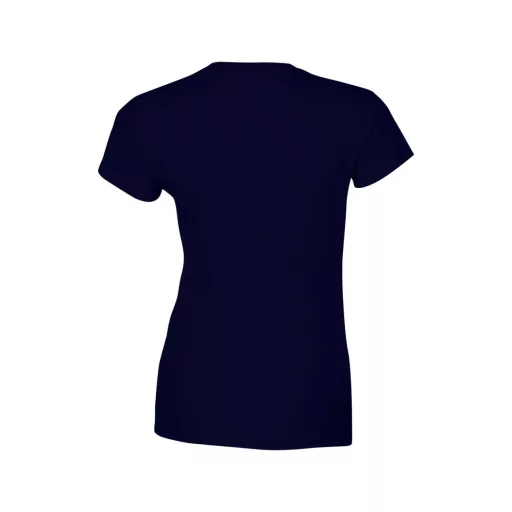 Softstyle testhez álló rövid ujjú női póló, Gildan GIL64000, Navy-2XL