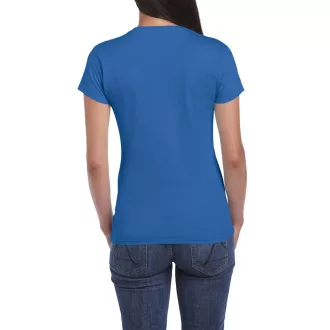   Softstyle testhez álló rövid ujjú női póló, Gildan GIL64000, Royal-2XL