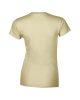 Softstyle testhez álló rövid ujjú női póló, Gildan GIL64000, Sand-2XL