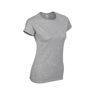   Softstyle testhez álló rövid ujjú női póló, Gildan GIL64000, RS Sport Grey-2XL