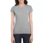 Softstyle testhez álló rövid ujjú női póló, Gildan GIL64000, RS Sport Grey-M