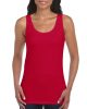 Testhez álló, oldalvarrott női trikó, Gildan GIL64200, Cherry Red-2XL