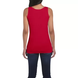   Testhez álló, oldalvarrott női trikó, Gildan GIL64200, Cherry Red-2XL