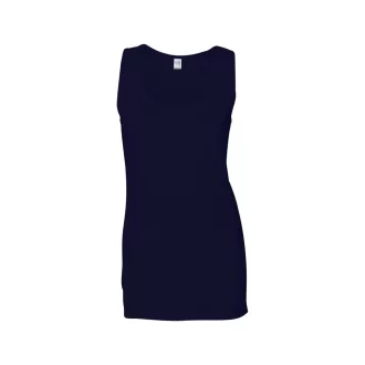   Testhez álló, oldalvarrott női trikó, Gildan GIL64200, Navy-S