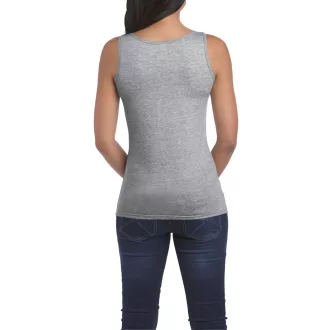   Testhez álló, oldalvarrott női trikó, Gildan GIL64200, RS Sport Grey-S