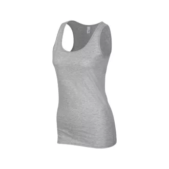   Testhez álló, oldalvarrott női trikó, Gildan GIL64200, RS Sport Grey-S