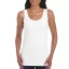 Testhez álló, oldalvarrott női trikó, Gildan GIL64200, White-2XL
