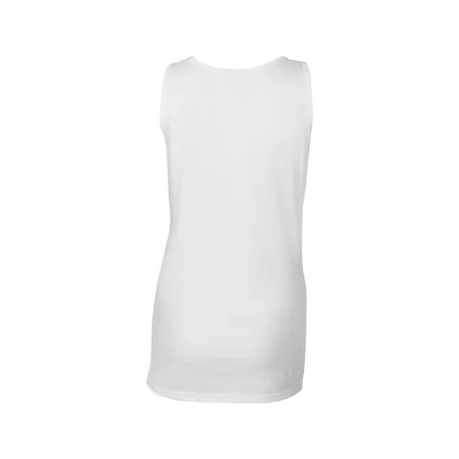 Testhez álló, oldalvarrott női trikó, Gildan GIL64200, White-2XL