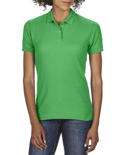 DryBlend dupla piké galléros női póló , Gildan GIL75800, Irish Green-2XL