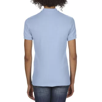   DryBlend dupla piké galléros női póló , Gildan GIL75800, Light Blue-M