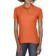 DryBlend dupla piké galléros női póló , Gildan GIL75800, Orange-S