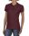 Prémium dupla piké galléros női póló, Gildan GIL85800, Maroon-2XL
