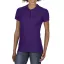 Prémium dupla piké galléros női póló, Gildan GIL85800, Purple-XL