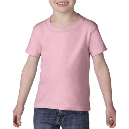 Kereknyakú rövid ujjú gyerek póló, Gildan GIP5100, Light Pink-2T (S)