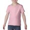 Kereknyakú rövid ujjú gyerek póló, Gildan GIP5100, Light Pink-4T (L)