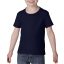 Kereknyakú rövid ujjú gyerek póló, Gildan GIP5100, Navy-3T (M)