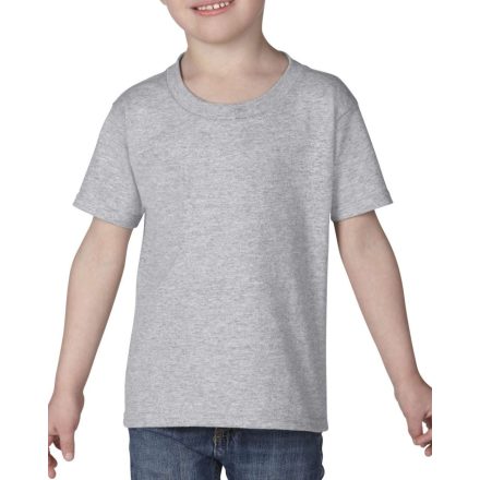 Kereknyakú rövid ujjú gyerek póló, Gildan GIP5100, Sport Grey-5T (XL)