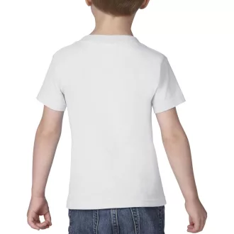   Kereknyakú rövid ujjú gyerek póló, Gildan GIP5100, White-2T (S)