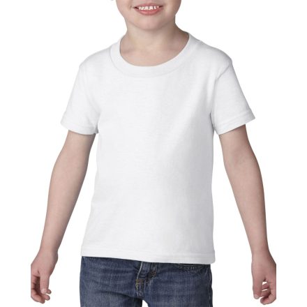 Kereknyakú rövid ujjú gyerek póló, Gildan GIP5100, White-5T (XL)