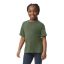 Rövid ujjú Softstyle gyerekpóló, Gildan GIB64000, Military Green-XS
