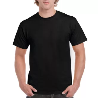   Klasszikus szabású rövid ujjú kereknyakú póló, Gildan GIH000, Black-S