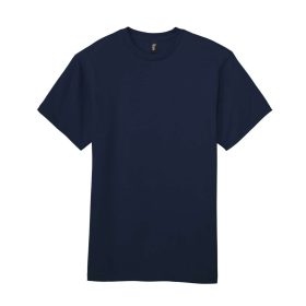   Klasszikus szabású rövid ujjú kereknyakú póló, Gildan GIH000, Dark Navy-M