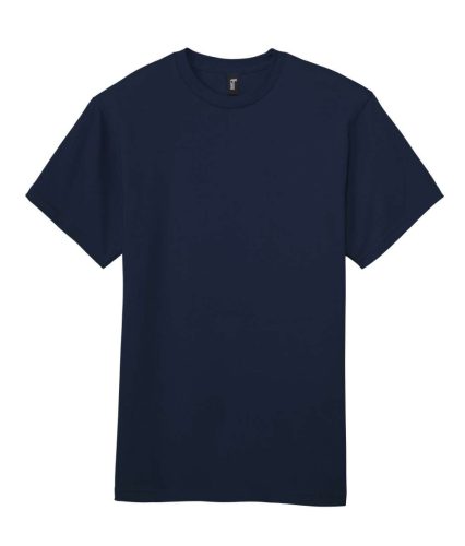 Klasszikus szabású rövid ujjú kereknyakú póló, Gildan GIH000, Dark Navy-M