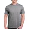 Klasszikus szabású rövid ujjú kereknyakú póló, Gildan GIH000, Graphite Heather-2XL