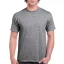 Klasszikus szabású rövid ujjú kereknyakú póló, Gildan GIH000, Graphite Heather-2XL