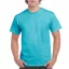Klasszikus szabású rövid ujjú kereknyakú póló, Gildan GIH000, Lagoon Blue-XL