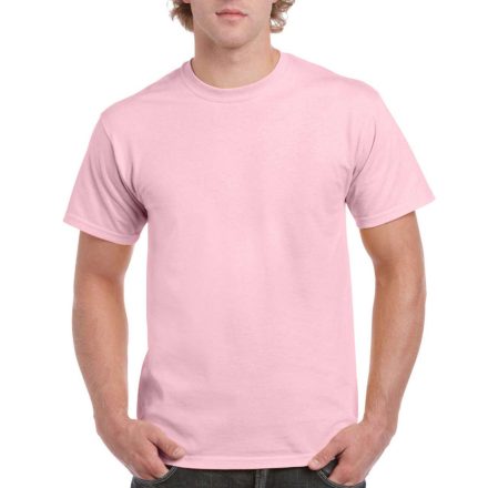 Klasszikus szabású rövid ujjú kereknyakú póló, Gildan GIH000, Light Pink-2XL