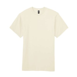   Klasszikus szabású rövid ujjú kereknyakú póló, Gildan GIH000, Off White-S