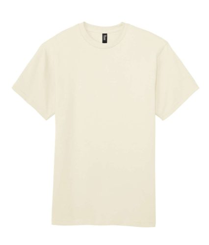Klasszikus szabású rövid ujjú kereknyakú póló, Gildan GIH000, Off White-S