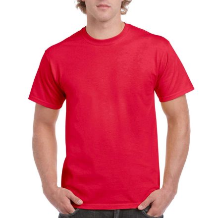 Klasszikus szabású rövid ujjú kereknyakú póló, Gildan GIH000, Sport Scarlet Red-2XL