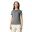 Softstyle testhez álló rövid ujjú női póló, Gildan GIL64000, Graphite Heather-S