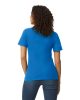 Galléros rövid ujjú karcsusított női póló, Gildan GIL64800-B3, Royal-XL