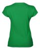 Gildan GIL64V00-EX  rövid ujjú V-nyakú softstyle Női póló Irish Green-S