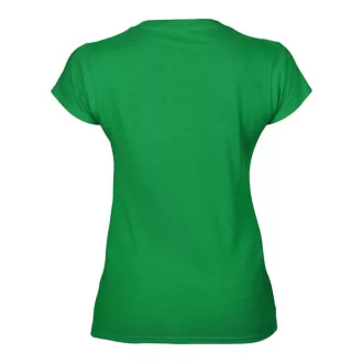   Gildan GIL64V00-EX  rövid ujjú V-nyakú softstyle Női póló Irish Green-S