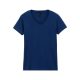 Gildan GIL64V00-EX  rövid ujjú V-nyakú softstyle Női póló Navy-2XL