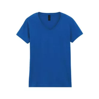   Gildan GIL64V00-EX  rövid ujjú V-nyakú softstyle Női póló Royal-S