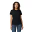 Softstyle kereknyakú rövid ujjú női póló, Gildan GIL65000, Pitch Black-XL