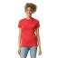 A-vonalú oldalvarrott kereknyakú női póló, Gildan GIL67000, Red Mist-S