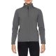 Karcsúsított softshell cipzáros női dzseki, Gildan GILSS800, Charcoal-XL