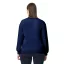 Környakú uniszex pulóver, Gildan GISF000, Navy-XL